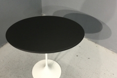 Table( Knoll ) gainée cuir noir